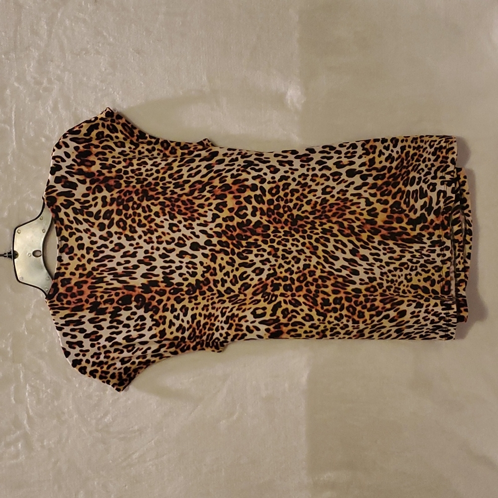 Anne Klein Animal Print Blouse - Picture 2 of 6